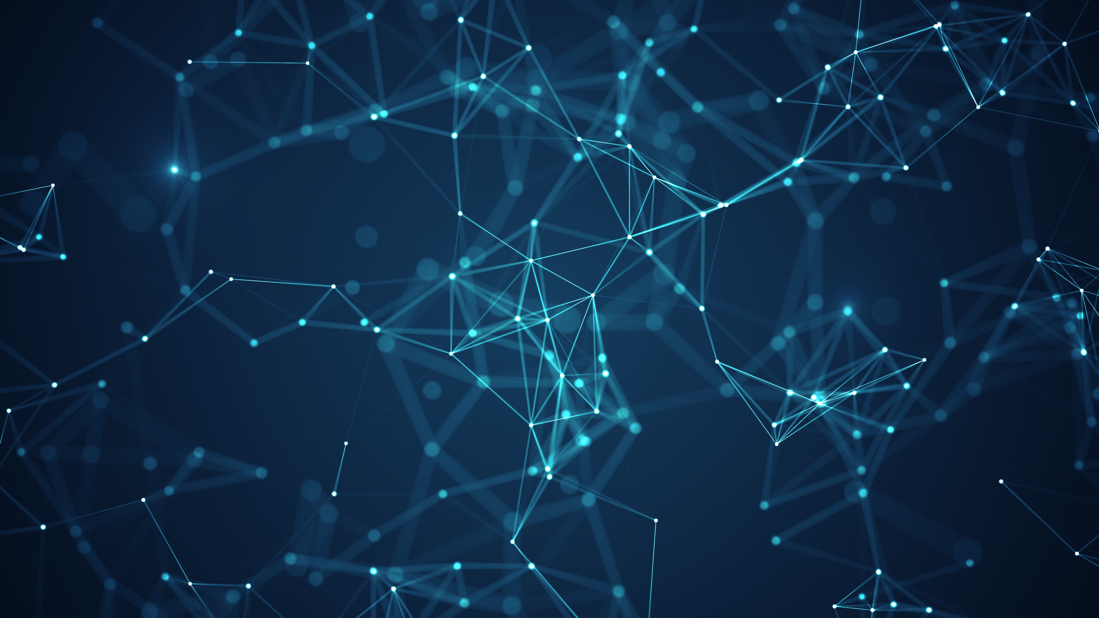 Advanced technology and AI background